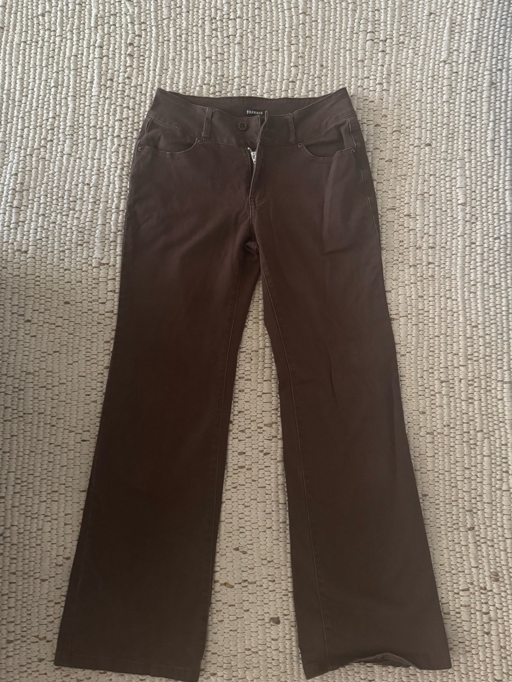 Brown Flared Pants